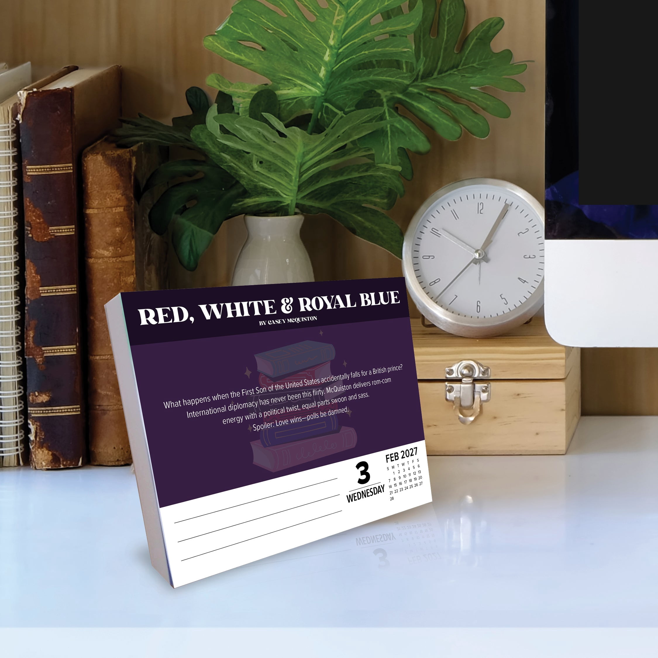 Willow Creek Press, Cover to Cover 2027 Box Calendar
