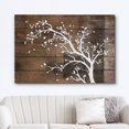 thumbnail image 2 of wall26 Canvas Print Wall Art Forest Tree Silhouette Country Farmhouse Wood Panel Nature Wilderness Illustrations Modern Art Rustic Relax/Calm Multicolor for Living Room, Bedroom, Office - 16"x24, 2 of 5