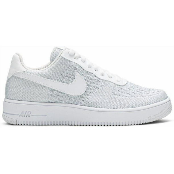 Size 11 - Ni&ke Air Force 1 Flyknit 2.0 Low Pure Platinum