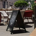 thumbnail image 4 of Flash Furniture Canterbury 30x20" A-Frame Wood Magnetic Chalkboard in Black, 4 of 7