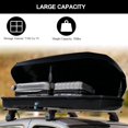 TUFFIOM 13.4 cu.ft. Rooftop Cargo Box w/Keys, Hard Shell Waterproof