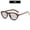 C4 - Maroon Frame with Light Gray Lens, variant on European and American fashion cat-eye studded retro oval sunglasses, new stylish outdoor sports trendy women's sunglasses, fashionable and versatile