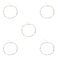 thumbnail image 3 of Guardoinrt Women Girls Beads Statement Necklace Fashionable And Versatile Addition white 5Set, 3 of 6