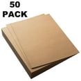 50 Pack Kraft Paper Brown Stationery Paper Brown Craft Paper for