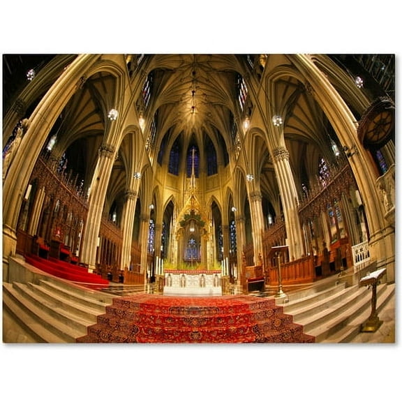 Trademark Fine Art "St. Patrick's" Canvas Art by CATeyes