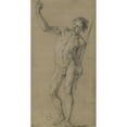 thumbnail image 2 of François Lemoyne 9x14 Gold Ornate Wood Frame and Double Matted Museum Art Print Titled - Saint John the Baptist (C. 1717), 2 of 4
