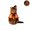 C, variant on Halloween Cat Witch Costume, Pet Wizard Cloak with Hat Pumpkin Ghost Bat Decor, Soft Adjustable Halloween Cape Outfit for Small Medium Cats Kitten Halloween Party Cosplay Photo Props