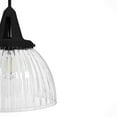 thumbnail image 4 of Hunter - Cypress Grove 1-light Natural Black Iron, Medium Size Pendant Light, Dimmable, Transitional Style, Dome Shaped, for Bedrooms, Dining, Living Rooms - 19251, 4 of 8