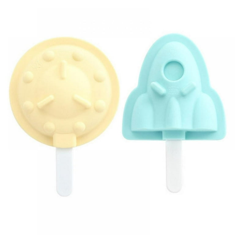Popsicles Molds, Mini Popsicle Molds for Kids Baby Cute Shapes Silicone  Popsicle Molds BPA Free Reusable Ice Cream Mold Popsicle Maker Homemade DIY