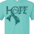 thumbnail image 4 of Inktastic Hope Teal Ribbon for Awareness of Ovarian Cancer T-Shirt, 4 of 5