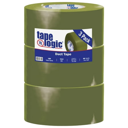 UPC 848109027111 product image for Tape Logic® Color Duct Tape  3  Core  3  x 180   Olive Green  Case Of 3 | upcitemdb.com