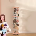 thumbnail image 2 of Stuffed Animal Storage Organizer Transparent Toy Tube Vertical Rotation Tower With Wheels for Bedroom Home Textile Storage, 2 of 4