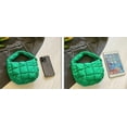 thumbnail image 4 of Kukuzhu Womens Quilted Crossbody Bag Puffer Top Handle Bag Quilted Handbag Nylon Padded Shoulder Bag Cloud Pleated Mini Hobo Bag, 4 of 7