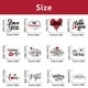 thumbnail image 3 of 12 Piezas de Insertos para Tartas de San Valentín, Decoración para Tartas de Boda, Banderines para Tartas de Fiesta, Propuesta de Matrimonio, Decoración de Postres, Palillos para Tartas de Boda, 3 of 7