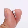 thumbnail image 3 of Implant Grade Titanium Heart Sparkle Multi-Gem Rimmed Seamless Clicker Hoop Ring-Clear Gem, 3 of 4