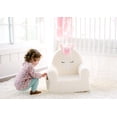 thumbnail image 6 of Soft Landing Sweet Seats, Premium and Comfy Toddler Lounge Chair with Carrying Handle & Side Pockets –Polyester, Ivory Unicorn, 6 of 8