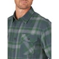 thumbnail image 3 of Wrangler Mens Long Sleeve Flannel Shirt, 3 of 4