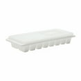 thumbnail image 1 of Ice Cube Tray with Lid And Bin, 16 Lattice Plastic Ice Lattice with Cover, Ice Cube Box Kitchen Ice Storage Box, Stackable with Storage Iced Bucket Kits for Whiskey, Cocktails and Homemade, 10"x4", 1 of 9