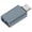 Blue gray, variant on MOMOJIA Easy Installation Data Security Adapter for Computer Peripherals Public Areas AntiEavesdropping Metal Data Blocker