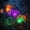 Multicolor Spider (1PC), variant on KOYPTL Halloween Decorations Outdoor Solar Scary Eyeball Stake Lights Waterproof Lights (6 Heads) Purple Eyeball Swaying Firefly Light,Halloween Path Lights for Garden Yard Patio Party Decor 27.56" H