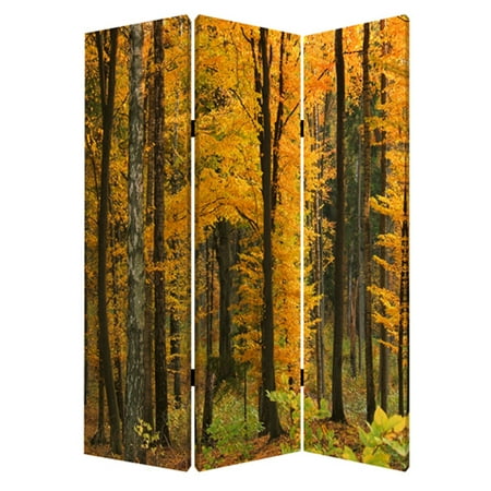 Screen Gems Autumn Journey Double Sided Room Divider