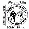 thumbnail image 2 of Broches de aleación para liberación humana y liberación animal, 2 of 3