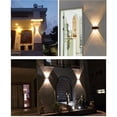 thumbnail image 3 of Matsuzay Luz de pared de paisaje solar, lámpara de jardín para el hogar, villa, foco creativo, detección de brillo, decoración de patio fuerte Iluminación y accesorios 4LED Matsuzay HA073237-01, 3 of 6