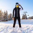 thumbnail image 4 of Balaclava Face Mask Adjustable Windproof UV Protection Hood Yellow, 4 of 4