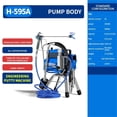 thumbnail image 2 of Airless Spray Gun 3500W 4.5L High Pressure Paint Sprayer machine MultiFunction for Coatings Convenient High Flow spraying gun ,Efficient & Easy to use, 2 of 7
