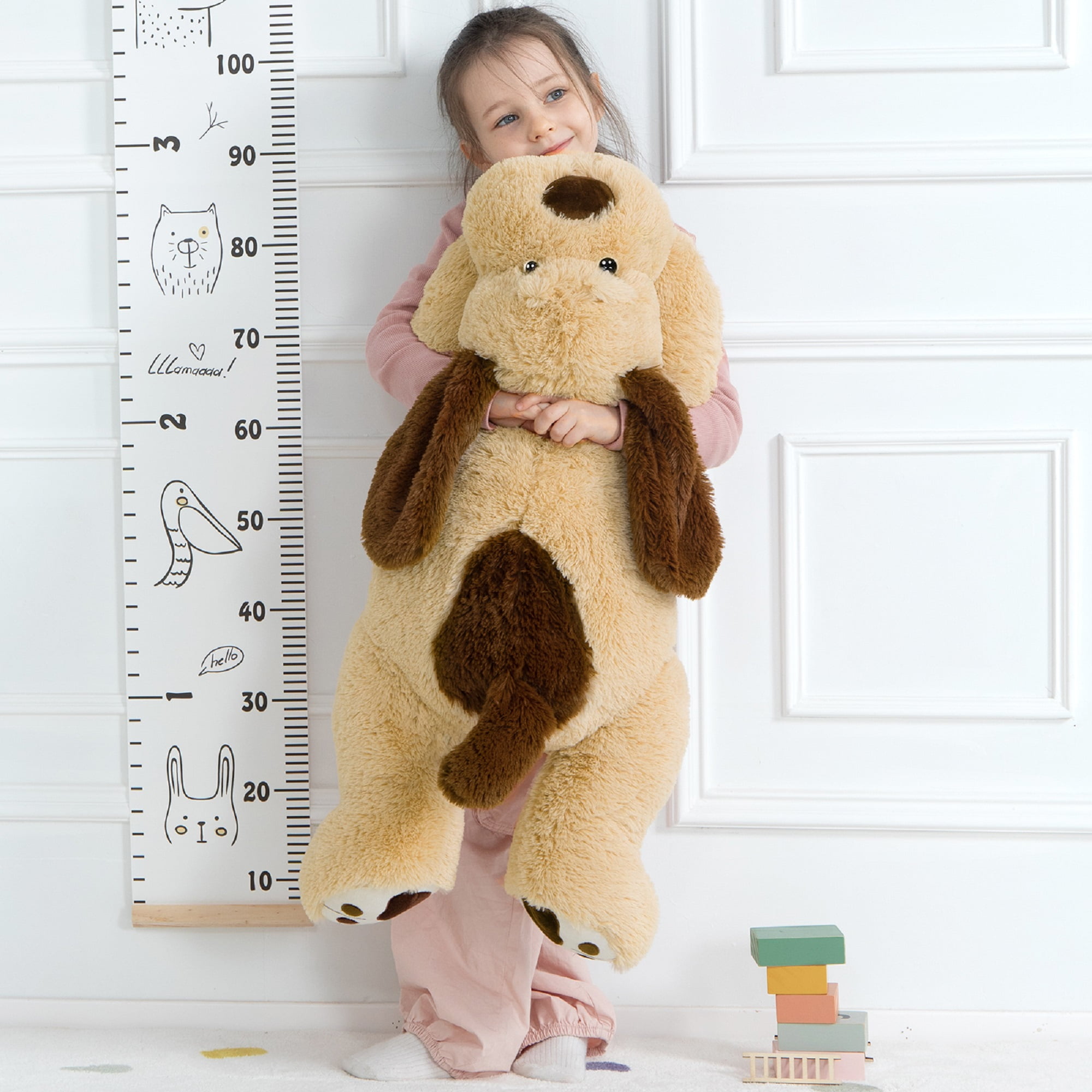 MaoGoLan Giant Dog Stuffed Animal 31" Soft Puppy Pillow Plush Toy Stuffed Dog Toy