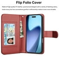 thumbnail image 6 of iPhone 17 Air Case,for iPhone 17 Air 6.5" Wallet Phone Case,Takfox PU Leather Magnetic Detachable Card Holders Shockproof Kickstand Protective [Flip Folio Cover] for iPhone 17 Air- Wine, 6 of 7