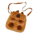 thumbnail image 4 of Mochila de felpa,Mochila linda y divertida de carpincho Mochila linda de dibujos animados,Bolso bandolera Carpincho Mochila de felpa Bolsa de dulces,Mochila informal Mochilas Bolso de felpa, 4 of 9