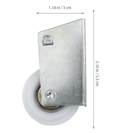 

4 Sets Furniture Roller Wheels Sliding Wheels for Wardrobe Sliding Door Pulley