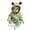 Green, variant on TBWNWG Boys Romper Jumpsuit Baby Cute Animal 3D Pajamas Long Sleeve Hooded Romper Sleeper Sweatshirt Playsuit,Size 0-3 Months