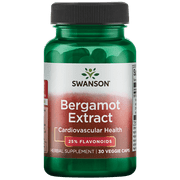 Swanson Bergamot Extract 500 mg 30 Veggie Capsules