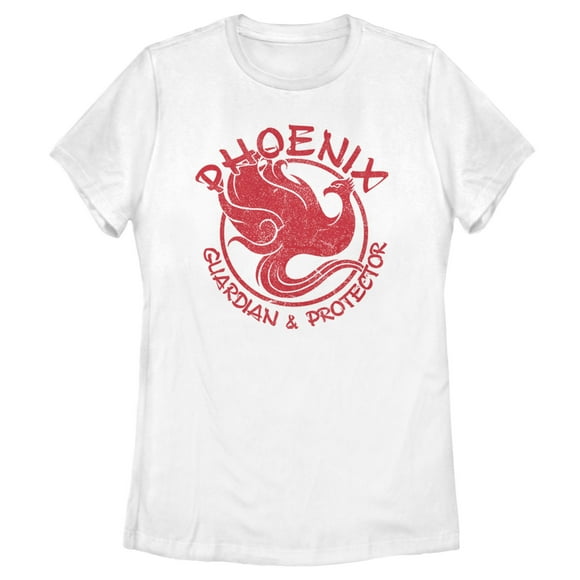 T-Shirt de Gardien Mulan Phoenix pour Femme - Blanc - Large