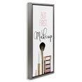 thumbnail image 2 of Stupell Industries Art Deco First Makeup Modern Beauty Gray Floating Frame Canvas Art, 14 x 31, by Kim Allen, 2 of 6