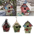 thumbnail image 1 of 3 de Pájaros Decorativa Pintada con Patio de Pastoral, shamjiam Casas de aves decorativas al aire libre, 1 of 8