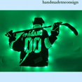 thumbnail image 3 of Handmadetneonsign Hockey Metal Wall Art Light, Hockey Player Metal Sign Wall Decor, House Metal Decor 50496, 3 of 3