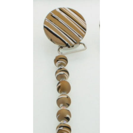 Satin Look Pacifier Clip