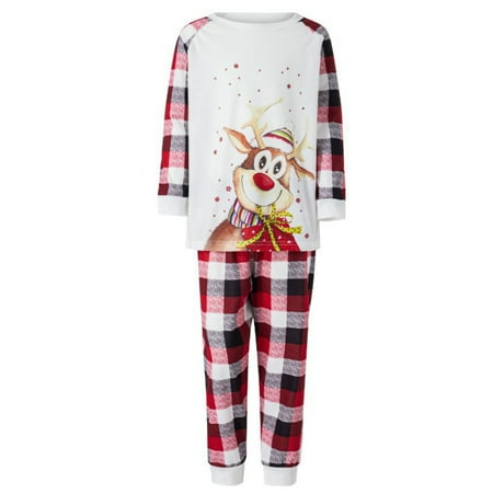 

Gyratedream Matching Christmas Pajamas For Family Holiday Vacation Cute Printed Loungewear Sleepwear
