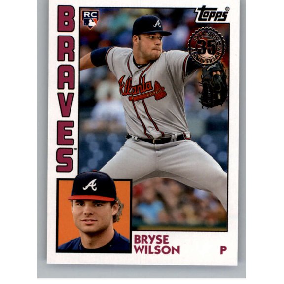 Collectible 2019 Topps 1984 Topps Rookies #84R-BW Bryse Wilson Atlanta Braves RC Rookie MLB Baseball Trading Card
