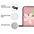 thumbnail image 6 of YFYANG Oven Mitts and Pot Holders Sets 4 Pieces, Non-Slip Heat Resistant Pink Painted Flowers Kitchen Glove Pot Mat for Cooking and Baking, 6 of 8