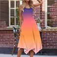 thumbnail image 6 of Erwazi Summer Flowy Dresses for Womens Short Sleeve Scoop Neck Sundress Tie-Dye Midi Tank Dress Casual Beach Vacation Tshirt Dress with Pockets, 6 of 6