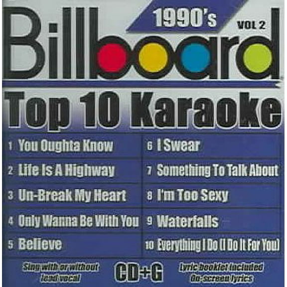 BILLBOARD TOP 10 KARAOKE:90'S VOL 2 (CD)