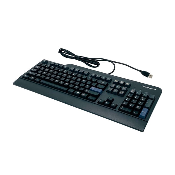 Lenovo SK-8825 USB Full Size Standard Keyboard, Black
