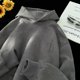 thumbnail image 3 of Sudaderas con capucha de gamuza para hombre, Sudadera con capucha de estilo universitario Vintage americano, ropa de tendencia callejera de moda, Otoño e Invierno, 3 of 5