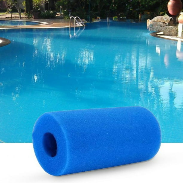 Esponja filtrante para piscina | Espuma de poliuretano lavable reutilizable | Se adapta a bañera de hidromasaje, piscina, bañera, pecera | Duradero y flexible | 20x10cm | Fácil de limpiar