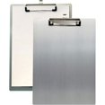thumbnail image 1 of Portapapeles de aluminio de 2 piezas, con clip, portapapeles de aluminio de alta calidad y resistente, ideal para el trabajo diario, versión europea, 1 of 5