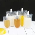 thumbnail image 2 of 50 Pcs 200ml Sac Support Liquide Étanche Sac d'Emballage pour Boisson Lait Café, 2 of 5
